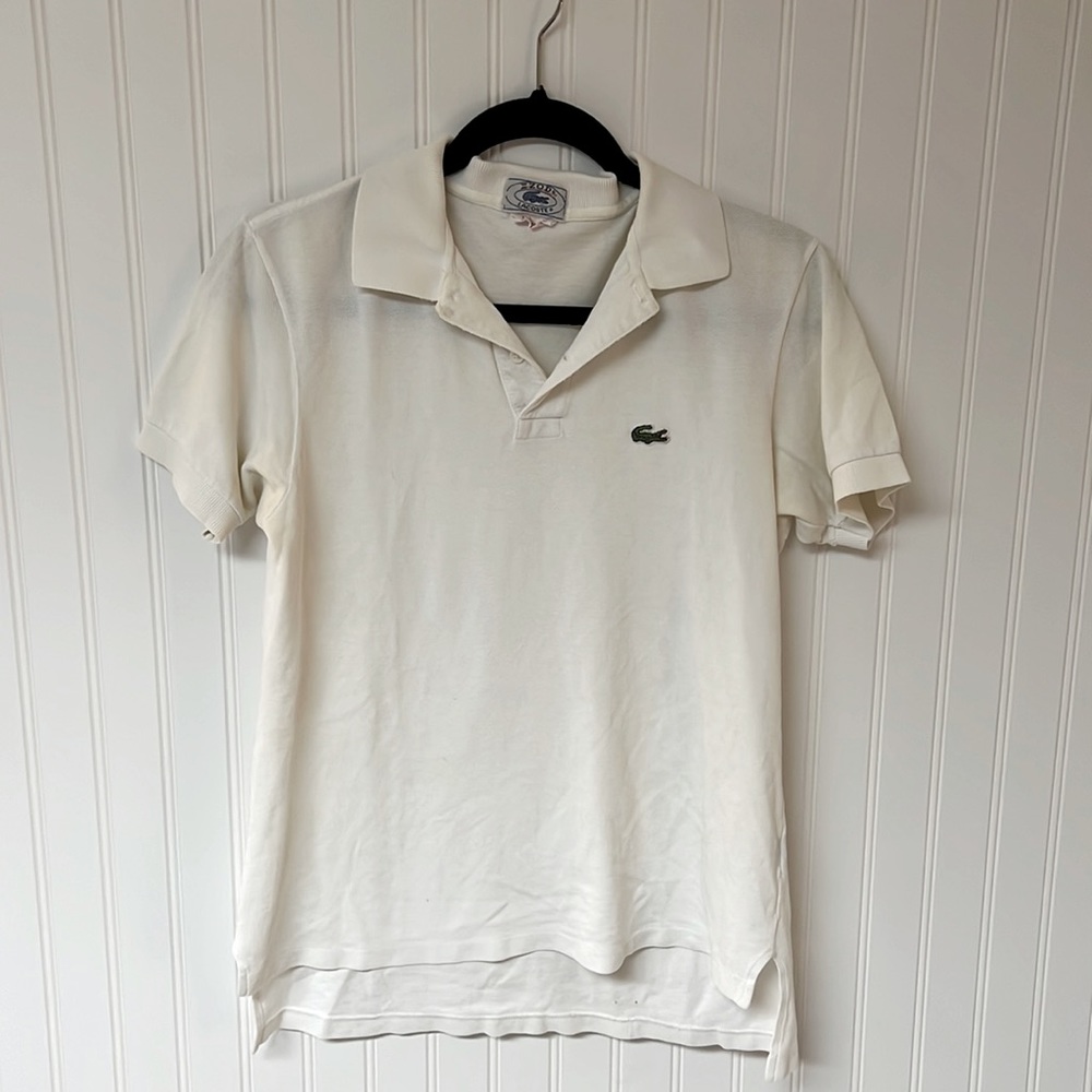 Vintage Lacoste | White Polo | L